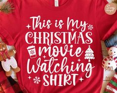 Christmas Movie Shirts, Christmas Shirt Svg, Movie Watching, Christmas Style, Holiday Movie, Funny Christmas Shirts, Christmas Movie, Movie Shirts, Svg Funny