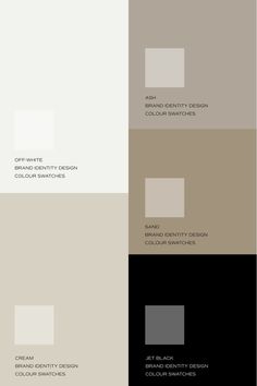 ✨ Earthy, neutral & elevated colour palette for our latest client Kayla Rose Stevens. #colourpalette #colourpalette #colorpalette #colourinspo #colorinspo #brandingdesign #brandidentitydesign #brandingagency Muted Brand Color Palette, High End Color Palette, Neutral Brand Colors, Neutral Colour Palette Earth Tones, Classy Color Palette, Earth Tones Color Palette, Color Palette Neutral, Organic Modern Color Palette