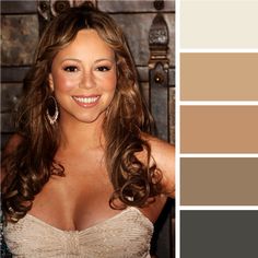 A Soft Autumn colour palette - Mariah Carey at the Cannes Film Festival 2009 Soft Autumn