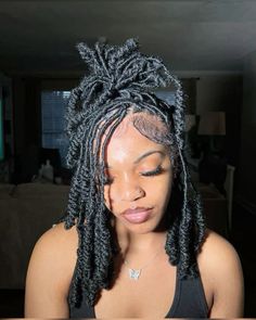 Acuity Booking Site, Short Locs Hairstyles, Faux Locs Hairstyles, Cute Braided Hairstyles, Dyed Hair Inspiration, Cute Box Braids Hairstyles