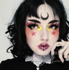 Fade Into Hue Palette, Fade Into Hue, Makeup Themes, Punk Makeup, Anime Makeup, Pride Makeup, Amazing Halloween Makeup