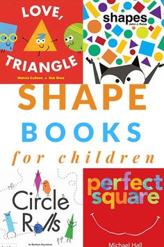 the cover of shape books for children