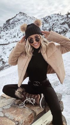 Vinter Mode Outfits, Winter Night Outfit, Winter Mode Outfits, Colorado Outfits, Winter Outfits Cold, Snow Outfit, Skiing Outfit, Mode Casual