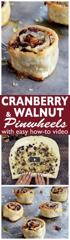 cranberry and walnut pretzels with easy how to video on the side