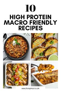 the top ten high protein macro friendly recipes