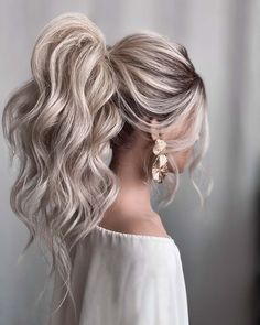 Ponytail Wedding Hairstyles, Ponytail Wedding, Wedding Ponytail Hairstyles, Wedding Ponytail, Tail Hairstyle, Pony Hairstyles, High Ponytail Hairstyles