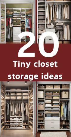 Discover tiny closet storage solutions that work. From vertical shelving to innovative storage hacks, these ideas help you optimize space, keeping your closet organized and clutter-free without sacrificing style.