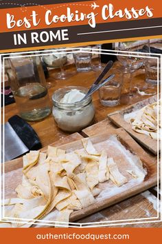 the best cooking classes in rome, italy with text overlay that reads best cooking classes in rome