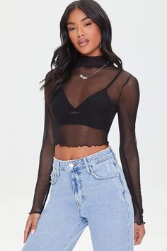 Sheer Mesh Crop Top Sheer Bodysuit Outfit, Black Mesh Top Outfit, Mesh Top Outfit, Black Mesh Crop Top, Fly Fits, Wedding Options, Mesh Fashion, Wishlist 2024