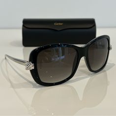 Condition: New Without Tags. I Need To Confirm If I Can Find The Slim Box And Papers. Case Included. Designer Sunglasses With Tinted Lenses For Formal Occasions, Designer Formal Sunglasses With Gradient Lenses, Designer Sunglasses With Gradient Lenses For Formal Wear, Designer Sunglasses With Gradient Lenses For Formal Occasions, Formal Cartier Sunglasses With Gradient Lenses, Classic Cartier Sunglasses For Formal Occasions, Modern Cartier Sunglasses For Formal Occasions, Elegant Formal Sunglasses With Polarized Lenses, Elegant Evening Sunglasses With Tinted Lenses