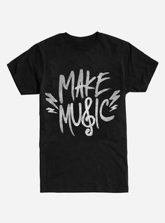 Make Music T-Shirt Music Shirt Design, Music T Shirt, Make Music, Unicorn Tshirt, T Shirt Image, Pride Tshirts, Order Form, Music Gifts, One By One