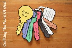 Wordless Gospel Craft, Keys Of Salvation Craft, I Am Important To God Craft, Vbs Arts And Crafts For Kids, Obedience To God Craft, Who Is God Craft, Share The Gospel Craft, Made In Gods Image Craft, Sharing The Gospel Craft For Kids