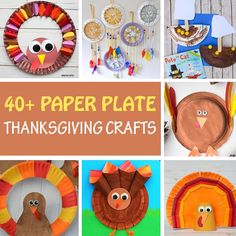 paper plate thanksgiving crafts for kids to make and sell on the internet or in stores