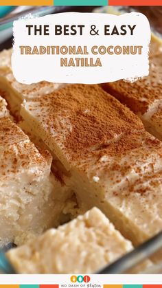 Traditional Coconut Natilla Coconut Desserts