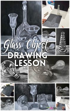 the glass object drawing lesson book