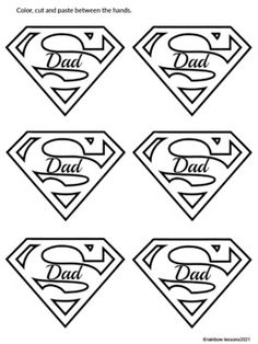 superman logo coloring pages for kids to color and practice their handwriting on the letter s