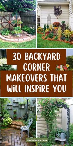 Backyard Corner Ideas that redefine outdoor living! Check out our curated list of 30 design concepts. Whether you're longing for a tranquil meditation corner, a lively entertainment zone, or a stunning flower bed, we've got ideas that will captivate. Click now to reinvent your backyard and garden space! Corner House Garden Ideas, Corner Garden Ideas Landscape Design Small Spaces, Patio Garden Inspiration, Corner Retaining Wall Backyard Ideas, Planting Area Ideas, Small Outdoor Landscaping Ideas, Corner Garden Design Ideas, Corner Fence Flower Bed Ideas, Small Corner Garden Ideas Backyards