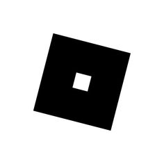 an image of a square in the middle of a white background that appears to be black