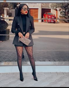 Sophisticated and sexy #fashionactivation #bossladymindset #outfitideasforwomen #blackoutfitideas #grownwomenera #confidenceera Best Fall Outfits, Brow Routine, Black Attire, Bio Ideas, Dress With Stockings, Instagram Lifestyle, Smart Casual Outfit, Cozy Vibes