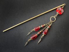 * Stick length: see last photo, also info below * Length of beaded part: 11.5cm / 4.5" * Used bead: fine cut crystals * Bead size: 4mm, 14mm / 0.16", 0.55" > Metal stick [short] - 12.5cm / 4.9" > Metal stick [long] - 15cm / 5.9" > Wooden stick - 17.7cm / 7" Lead and nickel free.  ✿ CARE INSTRUCTIONS ► Hold your hair stick firmly while using, as dropping your hair stick on a hard surface may cause damage to beads or the whole beaded end.  ► While inserting and removing your hair stick, please hol Easy Fishtail Braid, Messy Fishtail, Geisha Hair, Japanese Kanzashi, Fishtail Hairstyles, Hair Slide, Hair Stick, Braids For Short Hair, Fish Tail Braid