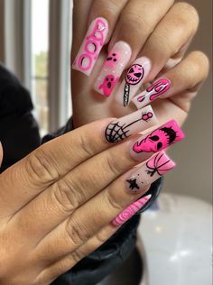 How To Be Pretty, Nails Images, Cute Spring Nails, Colored Acrylic Nails, Cute Acrylic Nail Designs, Simple Acrylic Nails