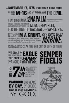 Marines!!!  I love this....would like to paint it or print it in mixed media for my love! Oorah Marines, Marine Corps Quotes, Marine Quotes, Usmc Love, Usmc Mom, Marines Corps, Usmc Quotes, Once A Marine, Semper Fidelis