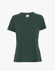 Women Light Organic Tee - Emerald Green – Colorful Standard US Emerald Green Top, Recycled Shirts, Oxblood Red, Chic Blazer, Workwear Jacket, Style Savvy, Kelly Green, Peta, Favorite Jeans