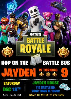 the fortnite battle royale birthday party is on