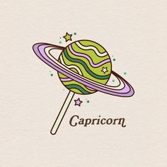 the logo for capricon, a children's book about space and astronomy