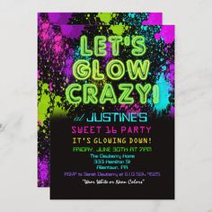 the neon glow party is going on and it's time to get some fun