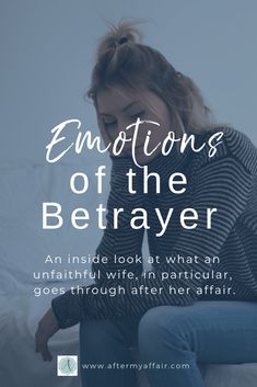 An inside secret look into the mind and emotions of the betrayer, particularly of an unfaithful wife. What they go through when they come of the affair fog. Rekindle Marriage, Unfaithful Wife, Infidelity Recovery, Emotional Infidelity, Surviving Infidelity, Cheating Men, Cheating Spouse