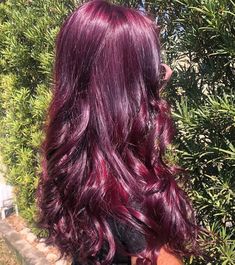 Cranberry Purple Hair, Maroon Hair Dye Ideas, Dark Red Hair With Purple Undertones, Maroon Violet Hair, Blackberry Red Hair, Red Ish Purple Hair, Burgundy Purple Balayage, Wine Red Purple Hair, Cherry Coke Red Hair Color Burgundy Purple