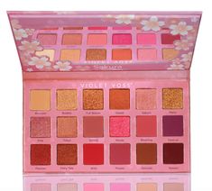 Sakura Makeup, Best Makeup Palettes, Makeup Violet, Cat Halloween Makeup, Makeup Pallets, Violet Voss, Halloween Makeup Tutorial, Pink Foil, Eyeshadow Pallets