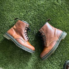 Butterscotch Brown Dr. Marten Boots. Brown Dr Martens, Dr Martens Boots, Dr Martens Shoes, Martens Shoes, Shoes Men, Dr. Martens, Shoes Mens, Men's Shoes, Shoe Boots