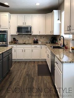 the kitchen is clean and ready for us to use in its new owner's home