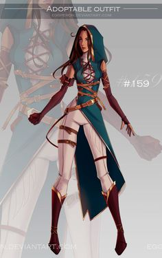 Adoptable Outfit, Draw Your Character, Hero Outfits, Warrior Outfit, Highest Bidder, Super Hero Outfits, Drawing Anime Clothes, Hero Costumes, Anime Dress