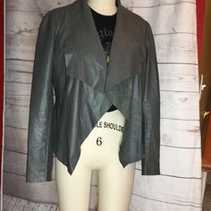 Genuine Leather...Lined...Soft Butter Leather.. Saks Purchase..Olive Gray Like Color But More Olive Preowned In Excellent Condition Collar Jacket, Olive Color, Christening, Saks Fifth, Saks Fifth Avenue, Genuine Leather, Butter, Jackets & Coats, Jackets For Women