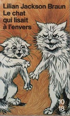 a book cover with two cats on it's front and the title written in french