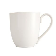 a white coffee cup on a white background