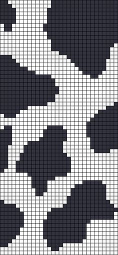 a cross stitch pattern in black and white