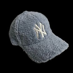 Color: light blue  NY hat  Adjustable  Unisex Teddy material Winter Six-panel Hat For Streetwear, Winter Six-panel Streetwear Hats, Casual Six-panel Winter Baseball Cap, Winter Streetwear Six-panel Hat, Casual Six-panel Winter Snapback Hat, Casual Fitted Winter Cap, Casual Winter Fitted Cap, Winter Six-panel Baseball Cap For Streetwear, Winter Snapback Hat For Streetwear