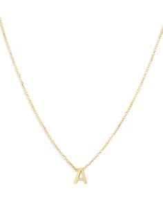 Moon & Meadow 14K Yellow Gold Initial Pendant Necklace Gold Initial Pendant, Initial Necklace Gold, Initial Pendant Necklace, Cute Preppy Outfits, Gold Initial, Necklace Online, Initial Pendant, Initial Necklace, Initials