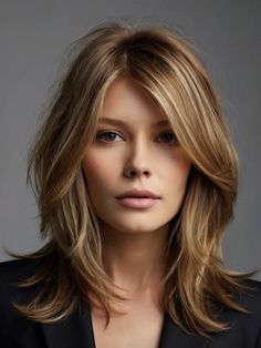 Midi Hair, Blonde Hair Transformations, Medium Hair Styles For Women, Long Bob Haircuts, Keratin Hair, Hair And Beauty Salon, Girl Haircuts, Haircuts For Medium Hair, Curly Hair With Bangs