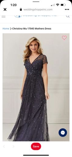 a woman in a dress that is on sale