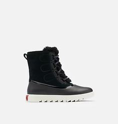 Sorel Boot, Winter Boots Black, Chukka Sneakers, Sorel Winter Boots, Lightweight Boots, Sorel Joan Of Arctic, Sorel Joan, Insulated Boots, Fashionable Snow Boots