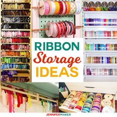 ribbon storage ideas for the home and office