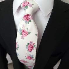 Treat yourself with a new pattern and splash of color to your look with this unique tie. 100% Cotton Handmade Package Includes: Tie Length: 59" Width: 3" Warm iron if needed White Neckwear For Spring Formal Occasions, White Formal Neckwear For Spring, Spring Formal White Neckwear, White Fitted Tie For Black Tie Events, Fitted White Ties For Black Tie Occasions, White Summer Ties For Formal Occasions, White Ties Neckwear For Spring, White Formal Ties For Summer, White Neckwear With Ties For Spring