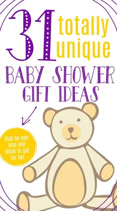 the baby shower gift guide for boys and girls is available in three different colors, including purple