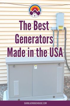 the best generators made in the usa