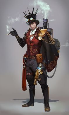 Concept Art Work by Yang Xu Character Design Cartoon, 다크 판타지